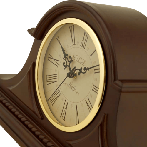 ساعت رومیزی چوبی مدل DANON کد T-5508 رنگ BROWN - Image 3