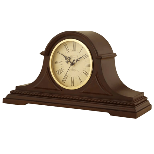 ساعت رومیزی چوبی مدل DANON کد T-5508 رنگ BROWN - Image 4
