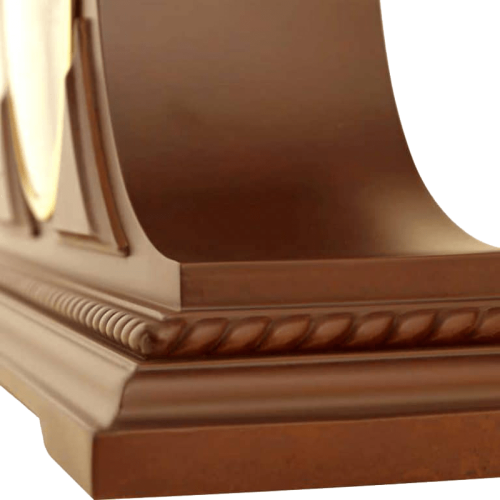 ساعت رومیزی چوبی مدل DANON کد T-5508 رنگ WALNUT - Image 3