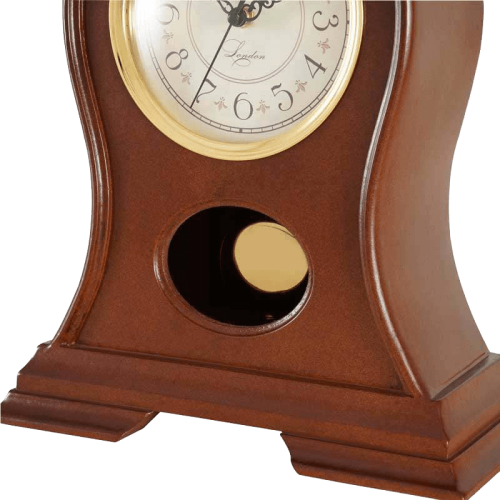 ساعت چوبی رومیزی مدل DEMI کد T-5510 رنگ WALNUT - Image 2