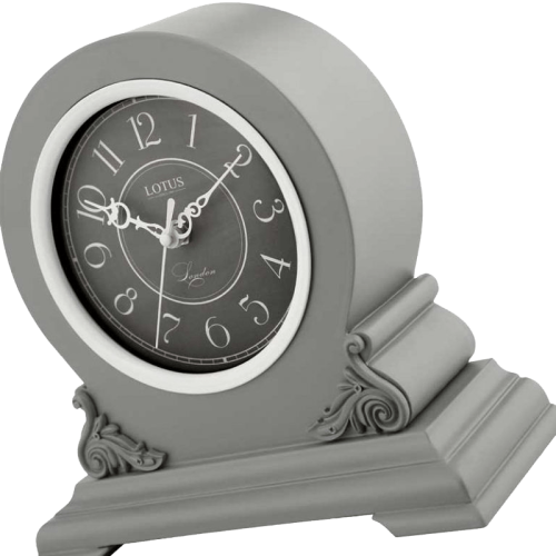 ساعت رومیزی لوتوس مدل DANSON کد T-5512 رنگ GRAY - Image 3