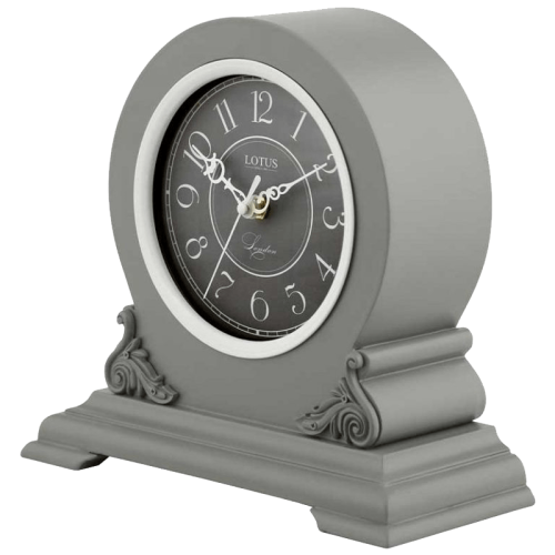 ساعت رومیزی لوتوس مدل DANSON کد T-5512 رنگ GRAY - Image 4