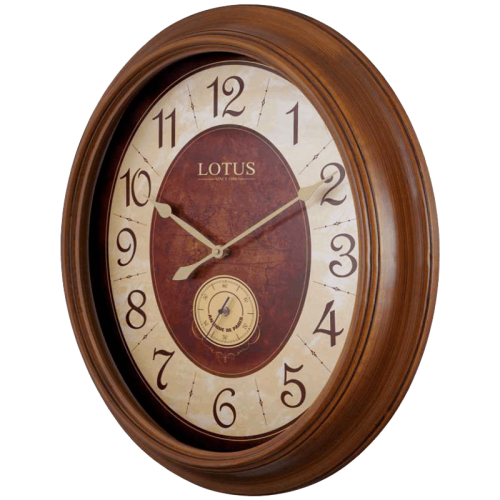 ساعت دیواری چوبی لوتوس مدل LEESBURG کد W-584 - Image 2