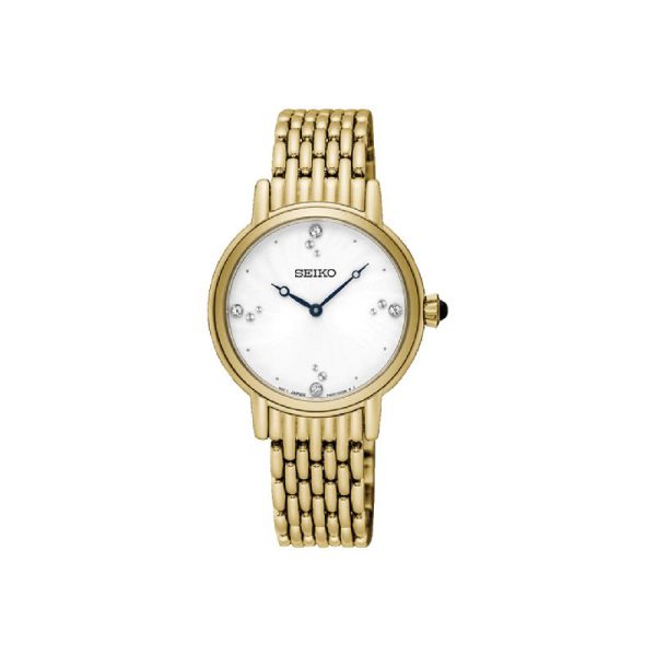 ساعت مچی زنانه سیکو seiko مدل sfq804p1 | احسان واچ ظریف زنانه سبک شیک مناسب هدیه خاص