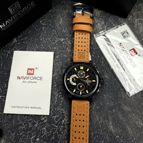 ساعت مچی مردانه نیوی فورس مدل NAVIFORCE NF9068L B/Y/BN - Image 6
